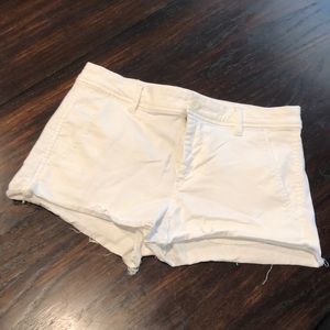 Loft cut-off cotton shorts